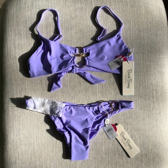 Beach Bunny Lexi Bralette + Nadia Bottom (size L) NWT - Picture 7 of 12